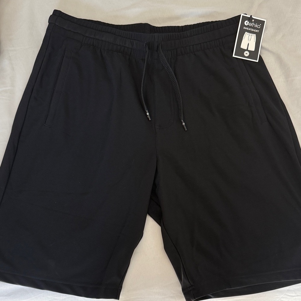 Ethika Men's Black Athletic Shorts